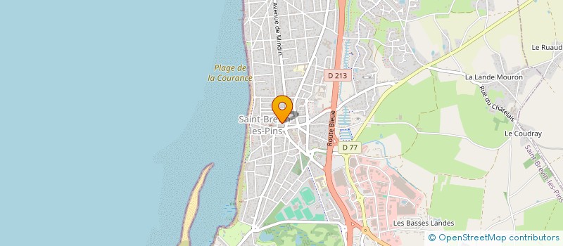 localisation de l'entreprise SCI ODO à SAINT-BREVIN-LES-PINS