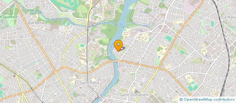 localisation de l'entreprise SCI ODONTE à NANTES