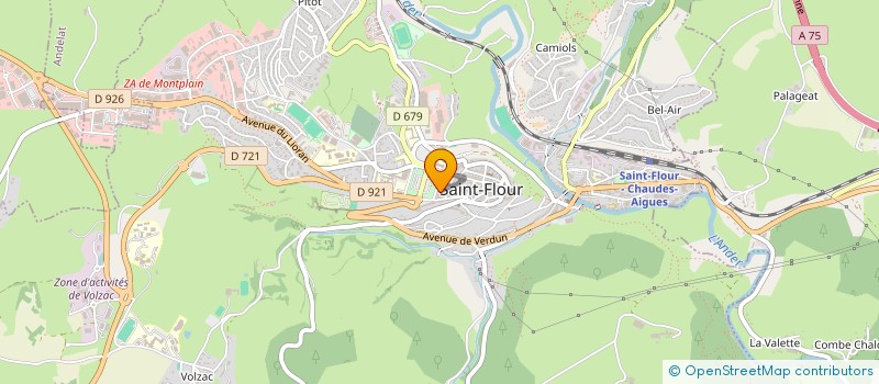 localisation de l'entreprise SCI ODONTIMMO 15 à SAINT-FLOUR