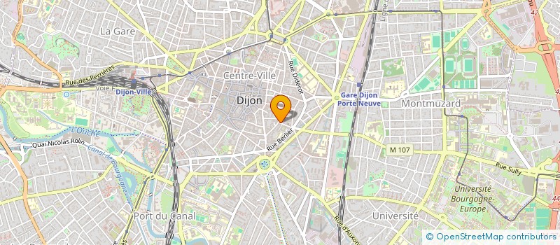 localisation de l'entreprise SCI ODONTIS à DIJON