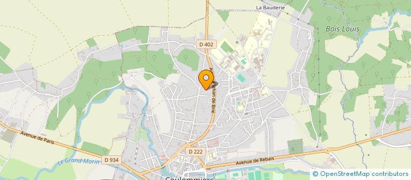 localisation de l'entreprise SCI ODONTIX à COULOMMIERS