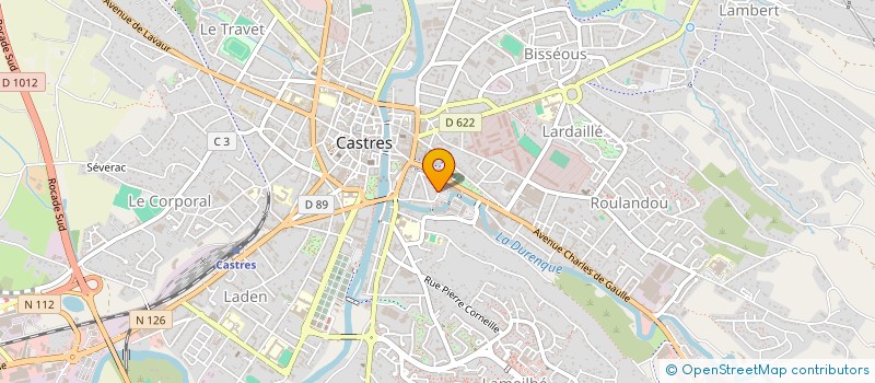 localisation de l'entreprise SCI ODONTOSITE  CASTRES