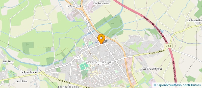 localisation de l'entreprise SCI ODOTONLOGIA  LONGUE-JUMELLES