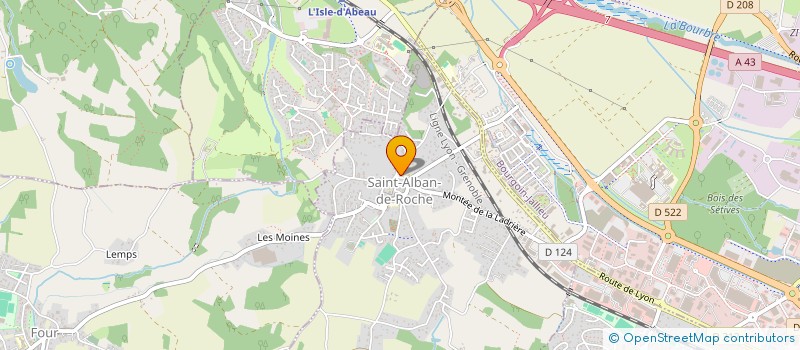 localisation de l'entreprise SCI ODR  SAINT-ALBAN-DE-ROCHE