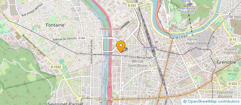 localisation de l'entreprise SCI ODRAC à GRENOBLE
