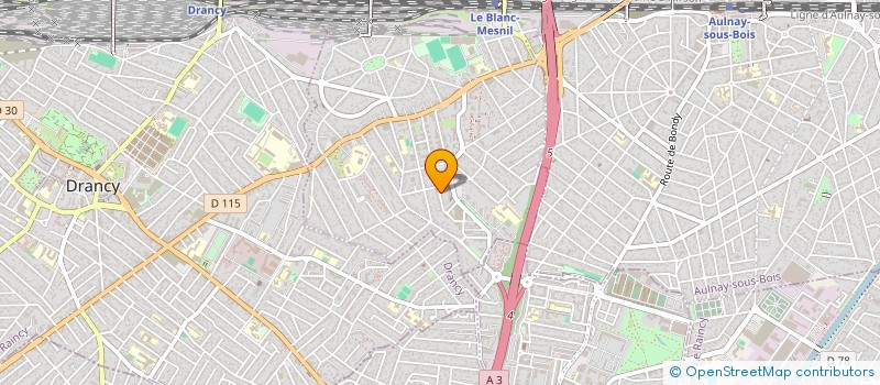 localisation de l'entreprise SCI ODUN à LE BLANC-MESNIL
