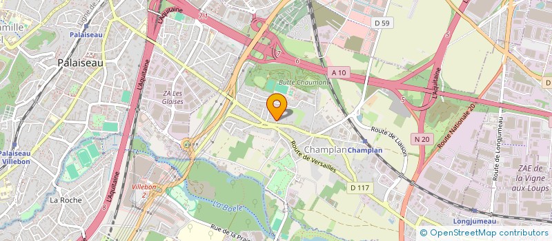 localisation de l'entreprise SCI ODY-PACIFIQUE  CHAMPLAN