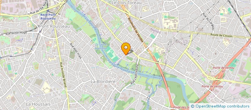 localisation de l'entreprise SCI ODYC  NANTES