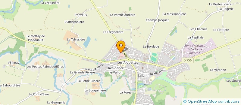localisation de l'entreprise SCI ODYGA  BEAUPREAU-EN-MAUGES