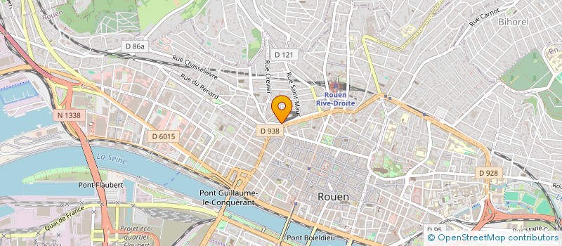 localisation de l'entreprise SCI ODYO à ROUEN