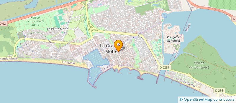 localisation de l'entreprise SCI ODYSSEA  LA GRANDE-MOTTE