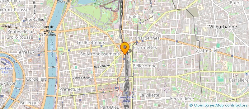 localisation de l'entreprise SCI ODYSSEE 2003  LYON