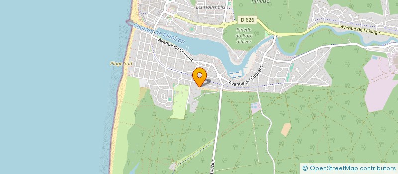 localisation de l'entreprise SCI ODYSSEE  MIMIZAN