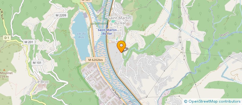 localisation de l'entreprise SCI ODYSSEE  SAINT-MARTIN-DU-VAR