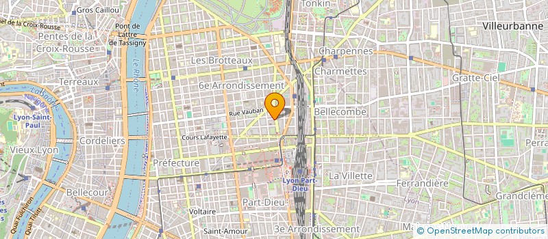 localisation de l'entreprise SCI ODYSSEE  LYON