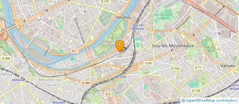 localisation de l'entreprise SCI ODYSSEE à ISSY-LES-MOULINEAUX