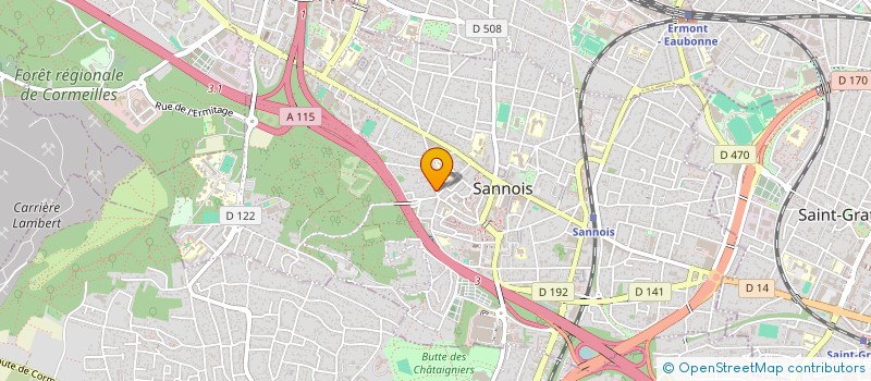 localisation de l'entreprise SCI ODYSSEE  SANNOIS