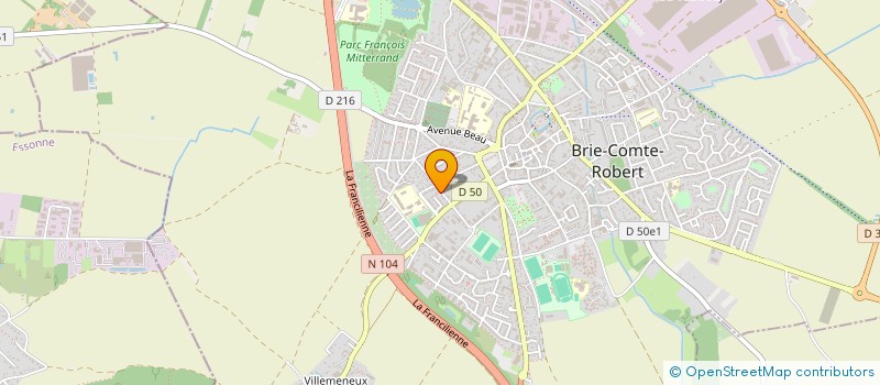 localisation de l'entreprise SCI ODYSSEE  BRIE-COMTE-ROBERT