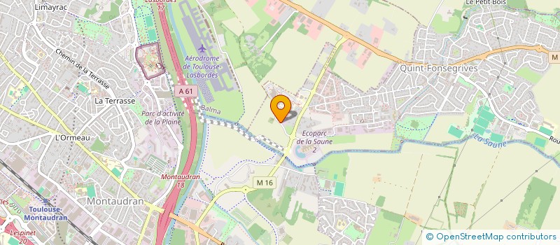 localisation de l'entreprise SCI ODYSSEE  QUINT-FONSEGRIVES