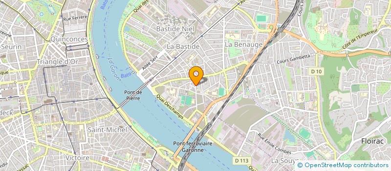 localisation de l'entreprise SCI OEGM  BORDEAUX