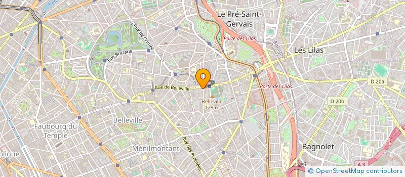 localisation de l'entreprise SCI OEILLETTE  PARIS