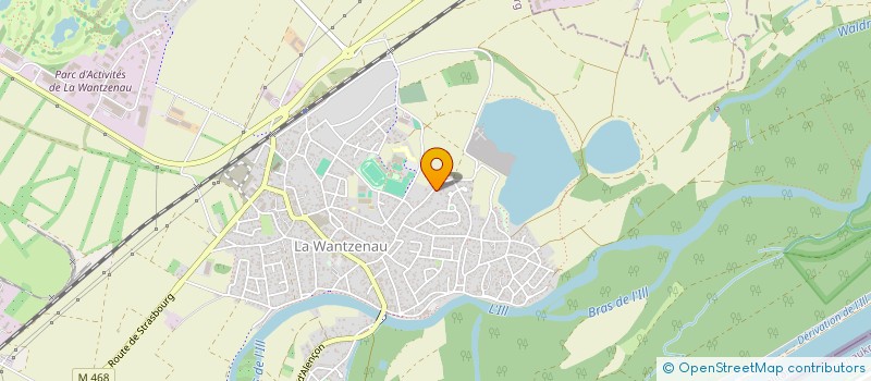 localisation de l'entreprise SCI OELI  LA WANTZENAU