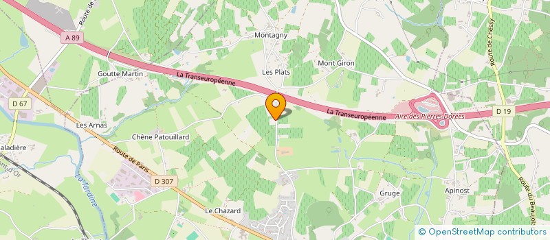 localisation de l'entreprise SCI OENOBAT  BULLY