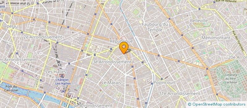 localisation de l'entreprise SCI OF IMMOBILIER  PARIS