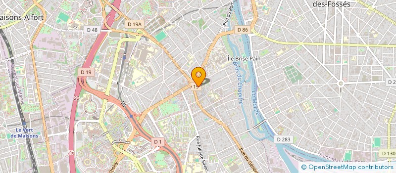 localisation de l'entreprise SCI OFA  PARIS