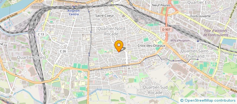 localisation de l'entreprise SCI OFDO IMMO  AVIGNON