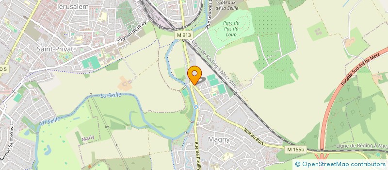 localisation de l'entreprise SCI OFE NEUFELD  METZ