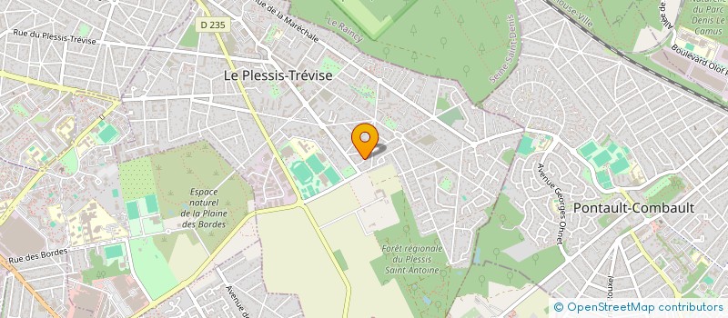 localisation de l'entreprise SCI OFELIE à LE PLESSIS-TREVISE