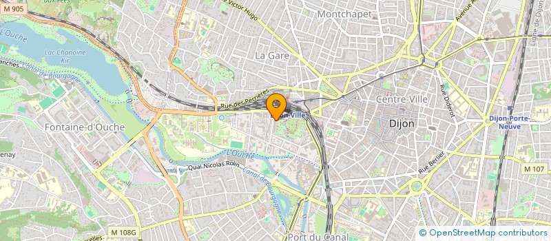 localisation de l'entreprise SCI OFFICE ONE à DIJON
