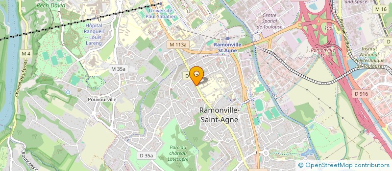 localisation de l'entreprise SCI OFFICE TOLOSANE  TOULOUSE