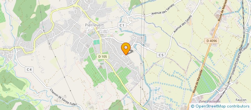 localisation de l'entreprise SCI OFFICINALE  PIERREVERT