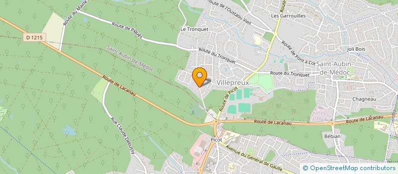 localisation de l'entreprise SCI OFFSPRING  SAINT-AUBIN-DE-MEDOC