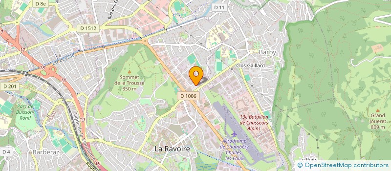 localisation de l'entreprise SCI OFI  LA RAVOIRE