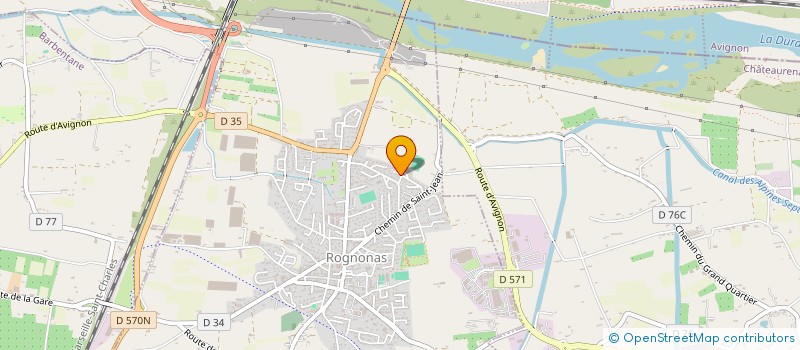 localisation de l'entreprise SCI OFRAN  ROGNONAS