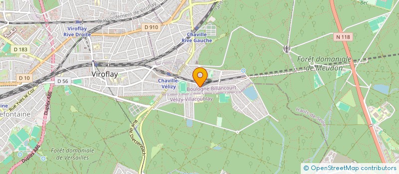 localisation de l'entreprise SCI OFRESCO à CHAVILLE