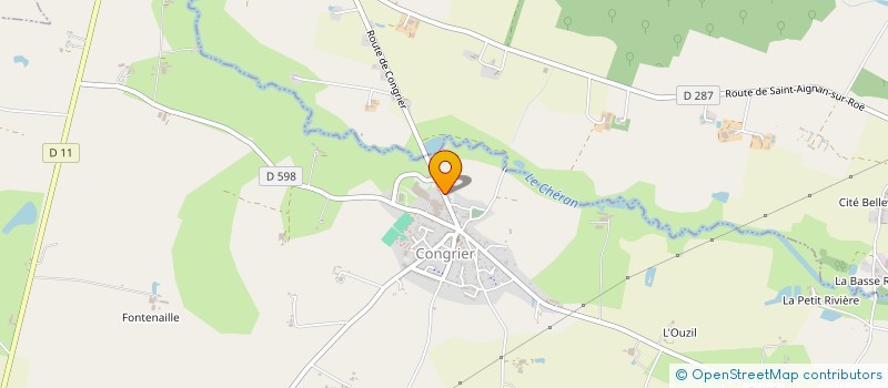 localisation de l'entreprise SCI OG  CONGRIER