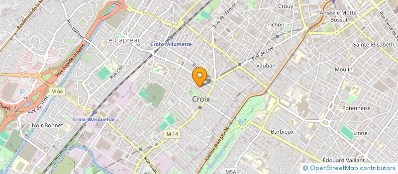 localisation de l'entreprise SCI OG SAPIN VERT à CROIX