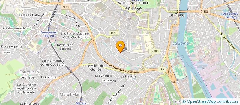 localisation de l'entreprise SCI OGA  SAINT-GERMAIN-EN-LAYE