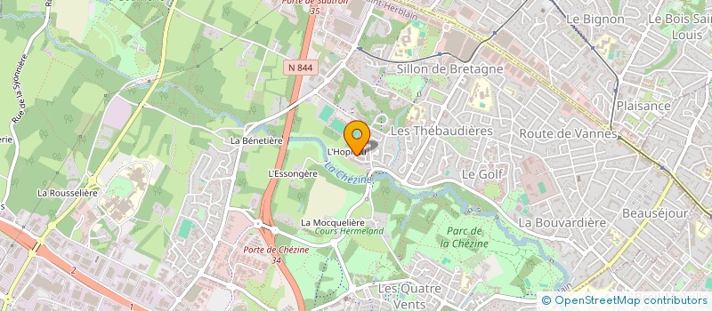 localisation de l'entreprise SCI OGA INVEST  SAINT-HERBLAIN