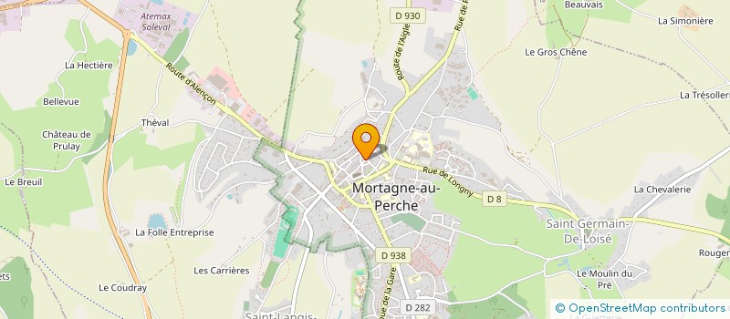 localisation de l'entreprise SCI OGB à MORTAGNE-AU-PERCHE