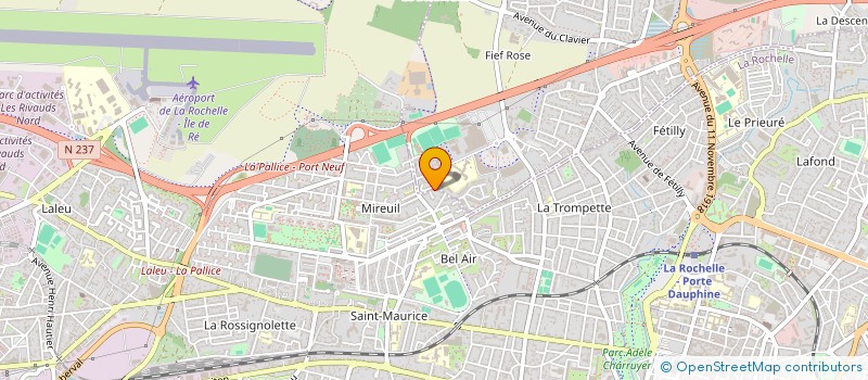 localisation de l'entreprise SCI OGEE 1  LA ROCHELLE