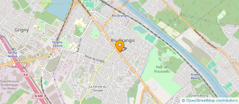 localisation de l'entreprise SCI OGERIS à RIS-ORANGIS
