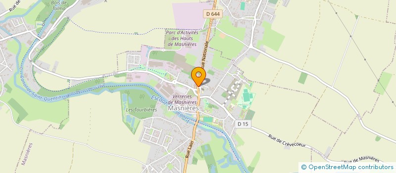 localisation de l'entreprise SCI OGERMAT  SAINT-HILAIRE-LEZ-CAMBRAI