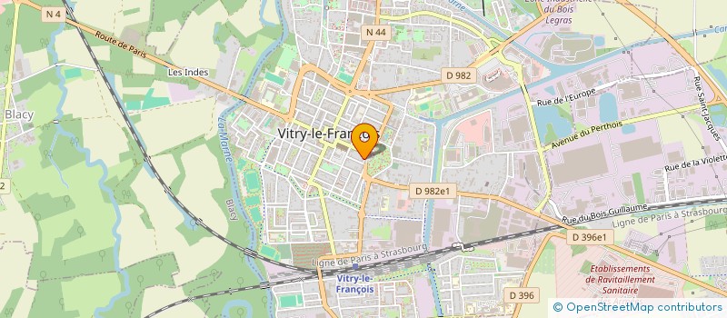 localisation de l'entreprise SCI OGET à VITRY-LE-FRANCOIS