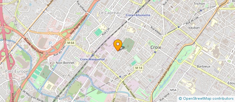 localisation de l'entreprise SCI OGIERS 128 à CROIX