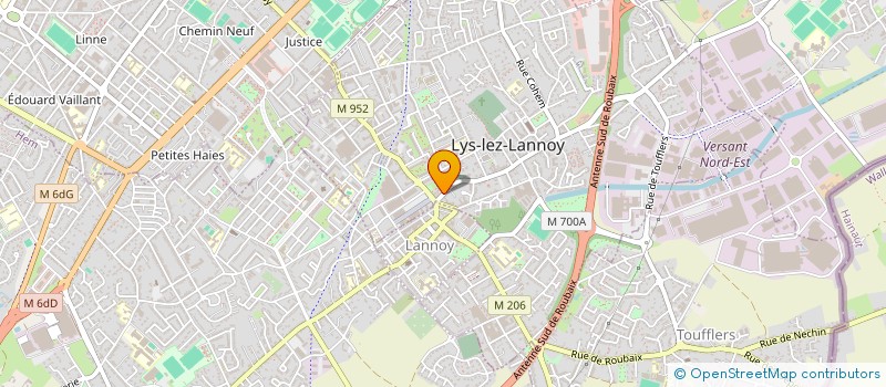 localisation de l'entreprise SCI OGIERS  LYS-LEZ-LANNOY